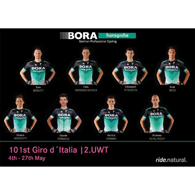 Foto zu dem Text "Formolo und Bennett führen Bora-hansgrohe beim Giro an"