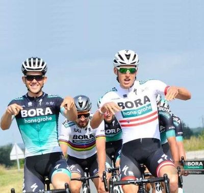 Foto zu dem Text " Bora-Duo “Pösti und Mübsi“ mit Video-Blog zur Tour de France"
