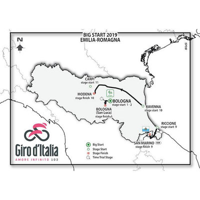 Foto zu dem Text "Giro d´Italia 2019 beginnt mit einem Einzelzeitfahren in Bologna"