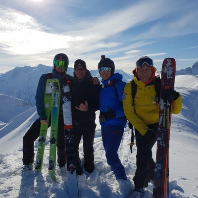 Foto zu dem Text "Hundertmarck und Klöden trainieren für den Mont Blanc auf Ski"