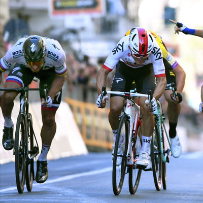 Foto zu dem Text "“Seltsamer Sprint“ - Sagan wird Vierter auf der Via Roma "