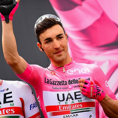 Foto zu dem Text "Wann endet Contis Reise in Rosa beim Giro?"