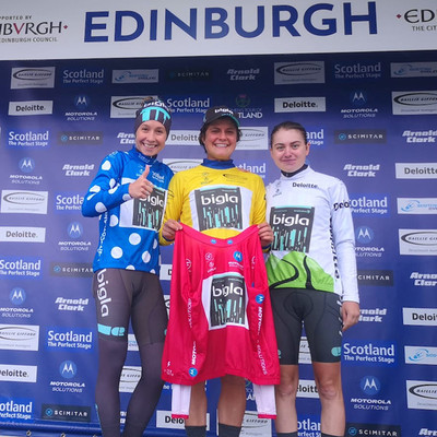 Foto zu dem Text "Bigla dominiert verregnete Premiere der Women´s Tour of Scotland"