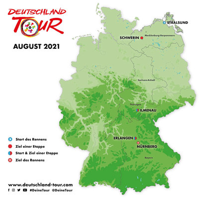 Foto zu dem Text "Deutschland Tour kehrt 2021 nach Thüringen zurück"
