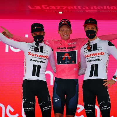 Foto zu dem Text "Ist das Giro-Podium stärker als die besten Drei der Tour?"