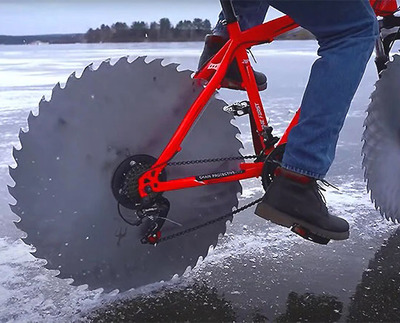 Foto zu dem Text "The Icycycle: “Episches Radfahren auf Eis“"