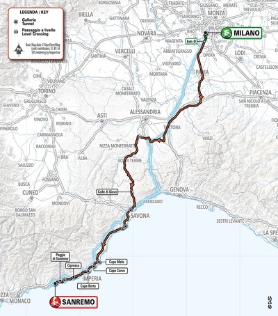 Foto zu dem Text "Mailand-Sanremo: Colle di Giovo ersetzt den Turchino-Pass"