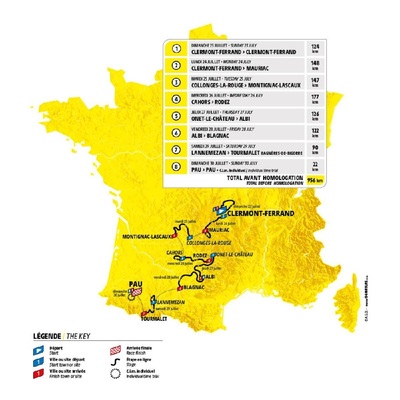 Foto zu dem Text "Die komplette Strecke der 2. Tour de France Femmes"