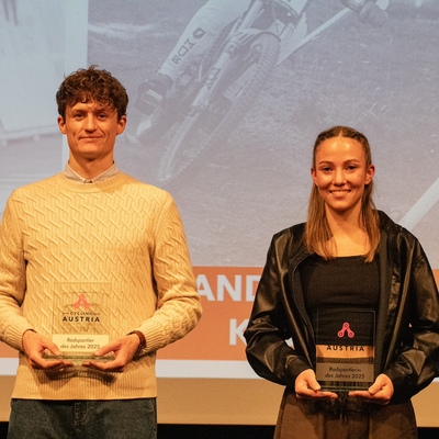 Foto zu dem Text "Gall und Schneider sind Österreichs Radsportler des Jahres"