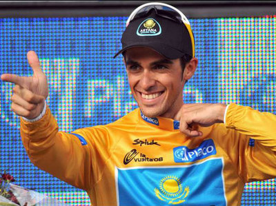 Foto zu dem Text "Contador gelingt historisches Triple"