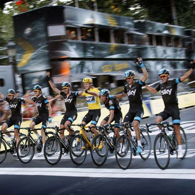 Foto zu dem Text "Team Sky Spitzenreiter der Preisgeldliste der 100. Tour de France"