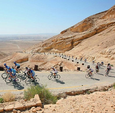 Foto zu dem Text "Gran Fondo Arad Dead Sea: Wüsten-Runde unter Null"