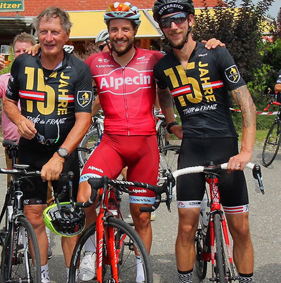 Foto zu dem Text "Dolomiten-Radrundfahrt: Skispringer Martin Koch am Start"