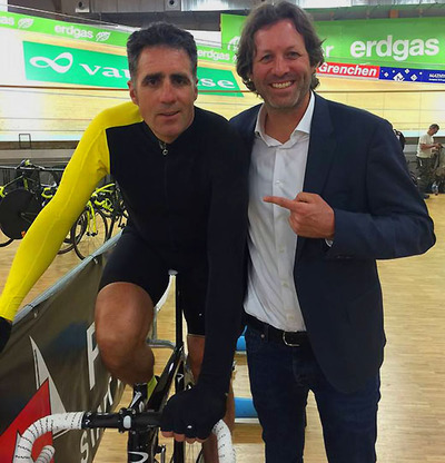 Foto zu dem Text "Tortour: Miguel Indurain beim Jubiläum"