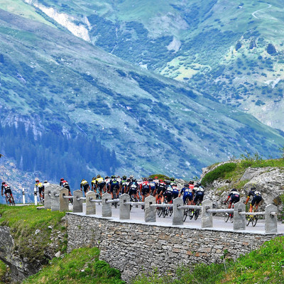 Foto zu dem Text "Schaulaufen und Generalprobe der Tour-Stars für Berg und Sprint"