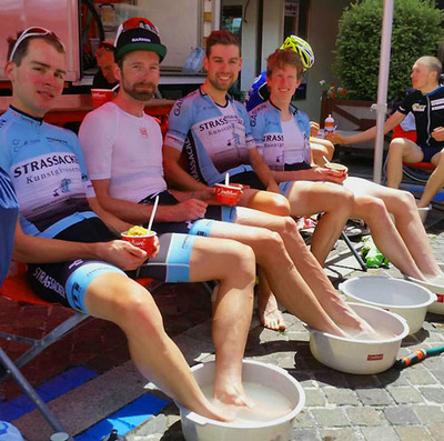 Foto zu dem Text "Tour Transalp: Team-Bergzeitfahren mit drei Mannschaften"