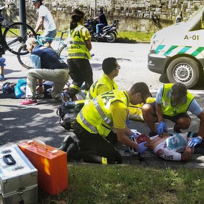 Foto zu dem Text "Bernal und Landa in San Sebastian schwer gestürzt"