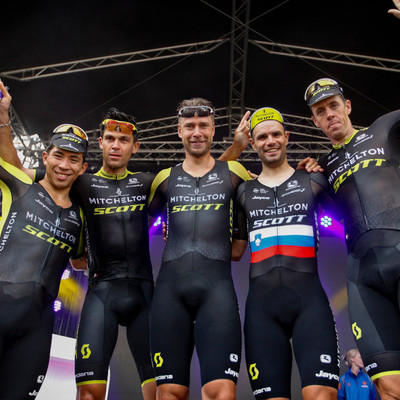 Foto zu dem Text "Hammer Series geht an Mitchelton-Scott"