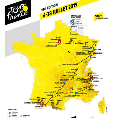 Foto zu dem Text "Die Strecke der 106. Tour de France im Video"