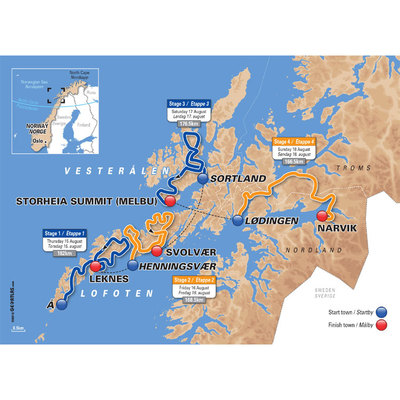 Foto zu dem Text "7. Artic Race of Norway beginnt in Å und endet in Narvik"