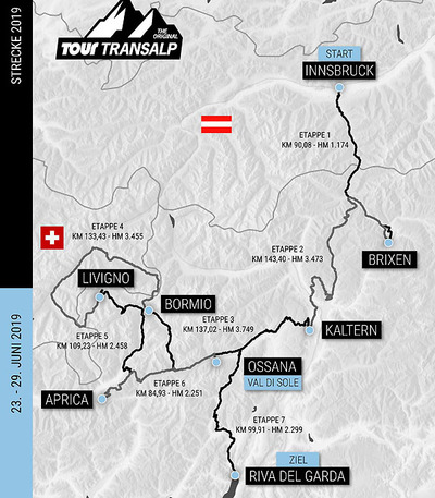 Foto zu dem Text "Tour Transalp: Strecke 2019 bekannt gegeben"