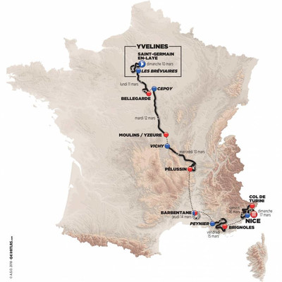 Foto zu dem Text "Paris-Nizza auf den Spuren der Rallye Monte-Carlo"
