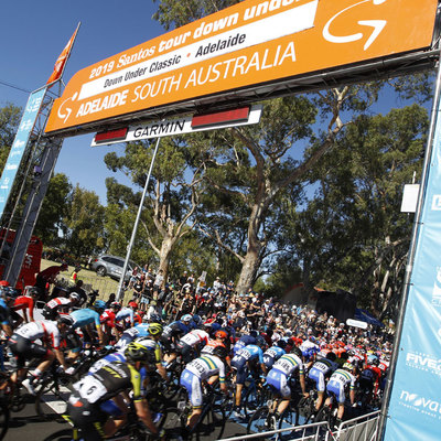 Foto zu dem Text "Auftakt der Tour Down Under wird verkürzt"