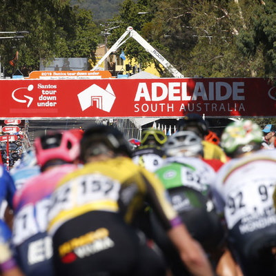 Foto zu dem Text "Tour Down Under: Auch 2. Etappe verkürzt"