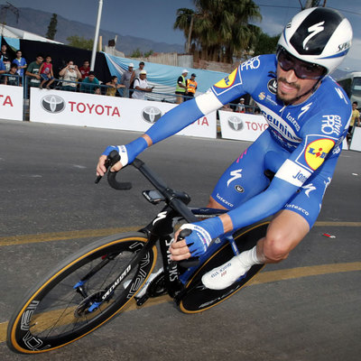 Foto zu dem Text "Alaphilippe überrascht sich auch im Zeitfahren, Großschartner Vierter"