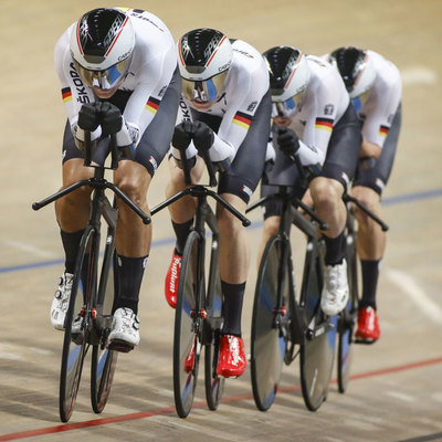 Foto zu dem Text "Deutsche Vierer in der Qualifikation jeweils auf Platz sechs"