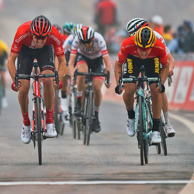 Foto zu dem Text "Roglic ringt im Sprintduell am Jebel Jais Dumoulin nieder"