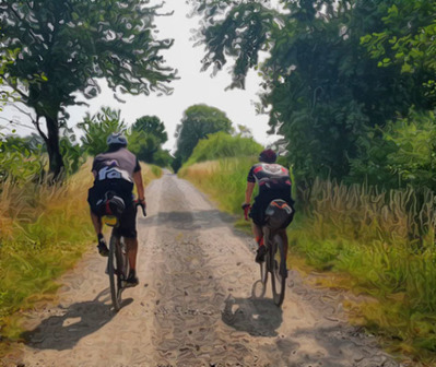 Foto zu dem Text "Hanse-Gravel: Auftakt zur Bikepacking-Saison"