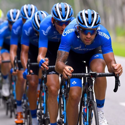 Foto zu dem Text "Gazprom - RusVelo mit Klassikerfraktion nach Frankfurt"