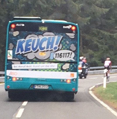 Foto zu dem Text "“Keuch“ heißt der Besenwagen in Frankfurt! Denk fit am Feldberg"