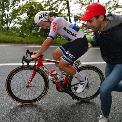 Foto zu dem Text "Campenaerts: “Wir werden den Radwechsel üben“"