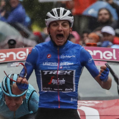 Foto zu dem Text "Ciccone feiert Ausreißersieg, Roglic büßt erneut Zeit ein"