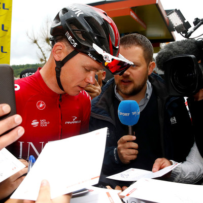 Foto zu dem Text "Krankenhaus statt Zeitfahren: Dauphiné für Froome vorbei"