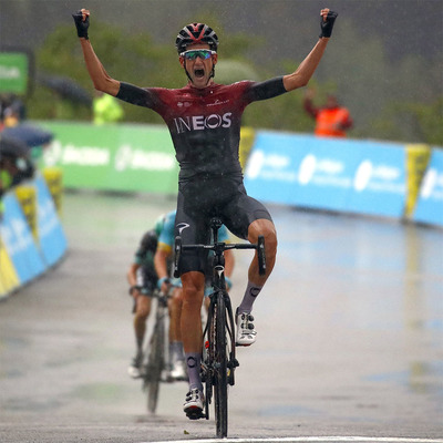 Foto zu dem Text "Poels gewinnt, Fuglsang schlüpft ins Gelbe, Buchmann Dritter"