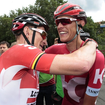 Foto zu dem Text "Greipel über Politt: “Hoffe, er wird der beste Klassikerfahrer“"