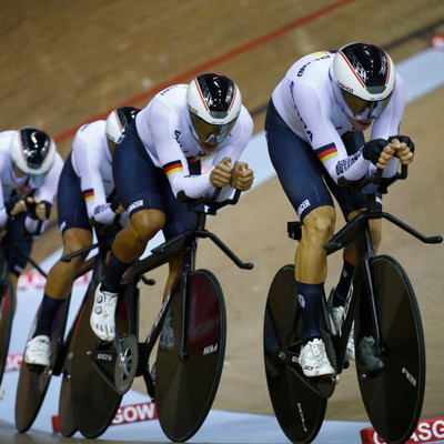 Foto zu dem Text "Männer-Vierer verpasst Bronze trotz Deutschem Rekord"