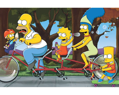 Foto zu dem Text "Die Simpsons: Seit 30 Jahren auf dem Rad..."