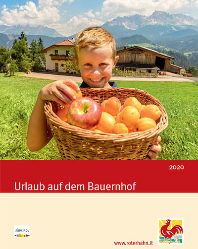 Foto zu dem Text "Roter Hahn: neue Broschüre “Urlaub auf dem Bauernhof 2020“"