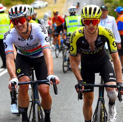 Foto zu dem Text "Tour Down Under: Impey und Yates bleiben Porte auf den Fersen"