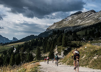 Foto zu dem Text "Eroica Dolomiti: Landschaft, Leistung - und Dolce Vita "