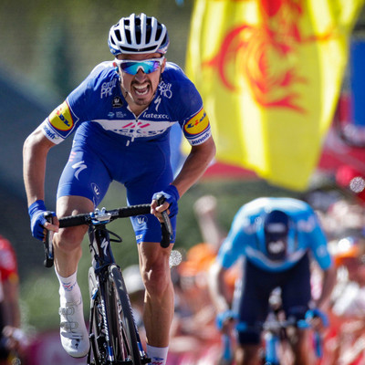 Foto zu dem Text "Video-Rückblick: Alaphilippe gewinnt Flèche Wallonne, Schachmann stark"