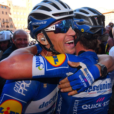 Foto zu dem Text "Deceuninck mit Alaphilippe und Stybar zur Strade Bianche"