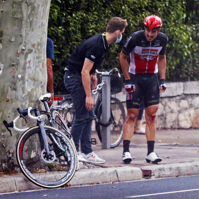 Foto zu dem Text "Degenkolbs Tour-Träume durch einen Sturz zerstört"