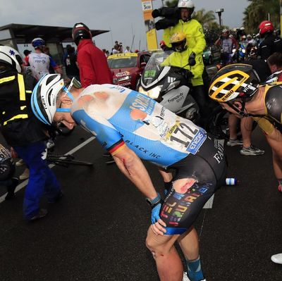 Foto zu dem Text "Für Politt und Greipel gilt heute: “Durchkommen und Kräfte sparen“"