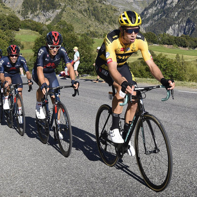 Foto zu dem Text "Van Aert brachte die Konkurrenz und Roglic ans Limit"