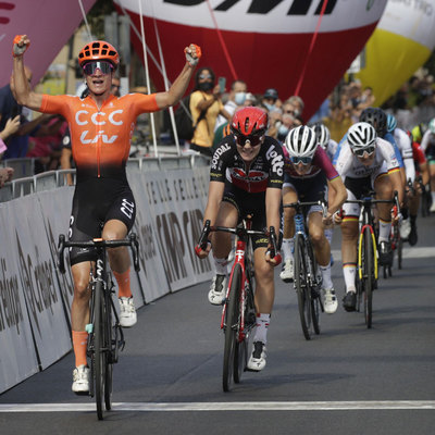 Foto zu dem Text "Giro Rosa: Banks jubelt in Tivoli, Lippert Sechste"